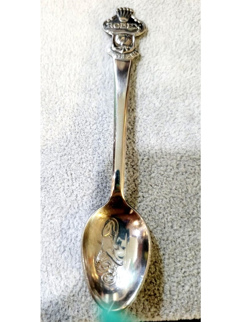 Vintage Rolex Bucherer Cb 69 M SilverPlated Collectible Advertising Spoon
